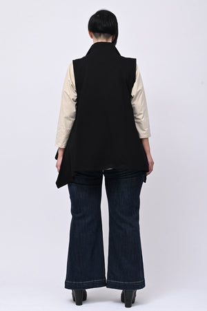 Gillet coreana svasato - Nero