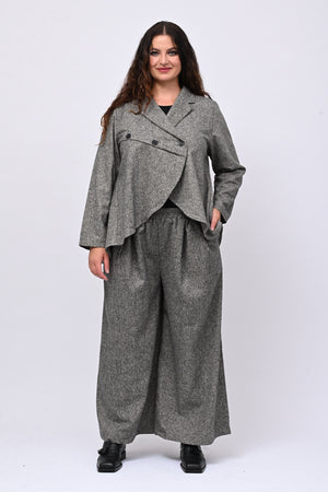 Pantalone palazzo sale e pepe - Nero