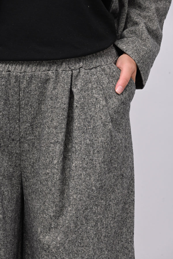 Pantalone palazzo sale e pepe - Nero