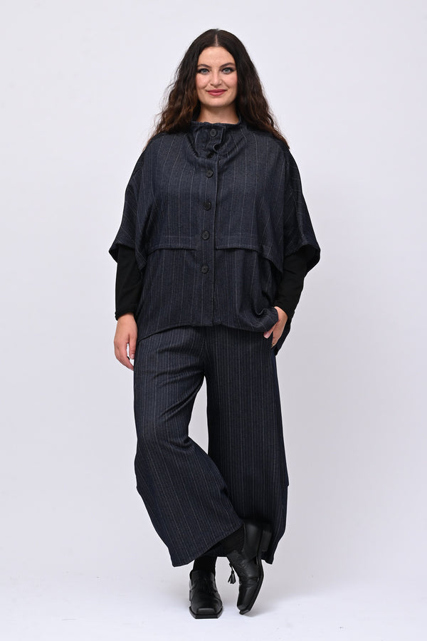 Completo gessatto effetto jeans - Blu