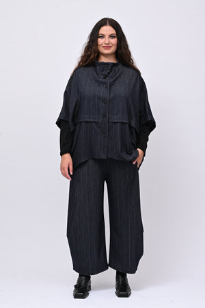 Completo gessatto effetto jeans - Blu