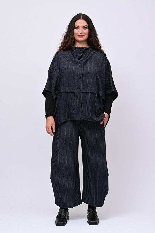 Completo gessatto effetto jeans - Blu