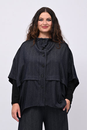 Completo gessatto effetto jeans - Blu