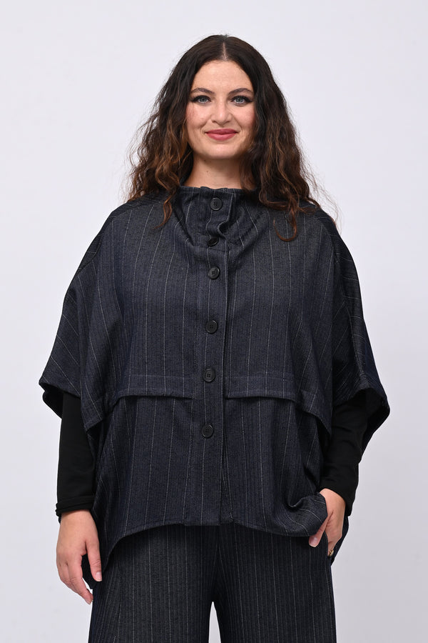 Completo gessatto effetto jeans - Blu