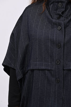 Completo gessatto effetto jeans - Blu