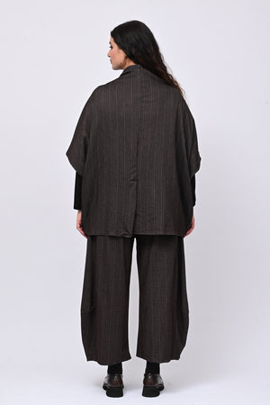 Completo gessatto effetto jeans - Moro