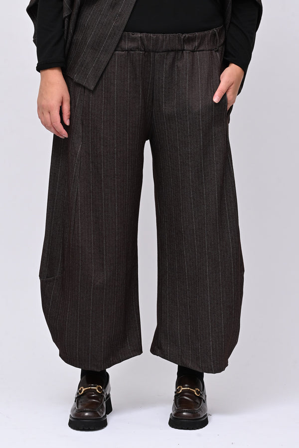 Completo gessatto effetto jeans - Moro