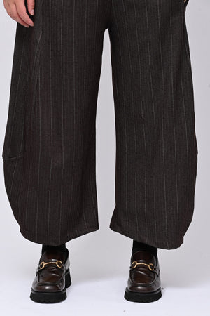 Completo gessatto effetto jeans - Moro