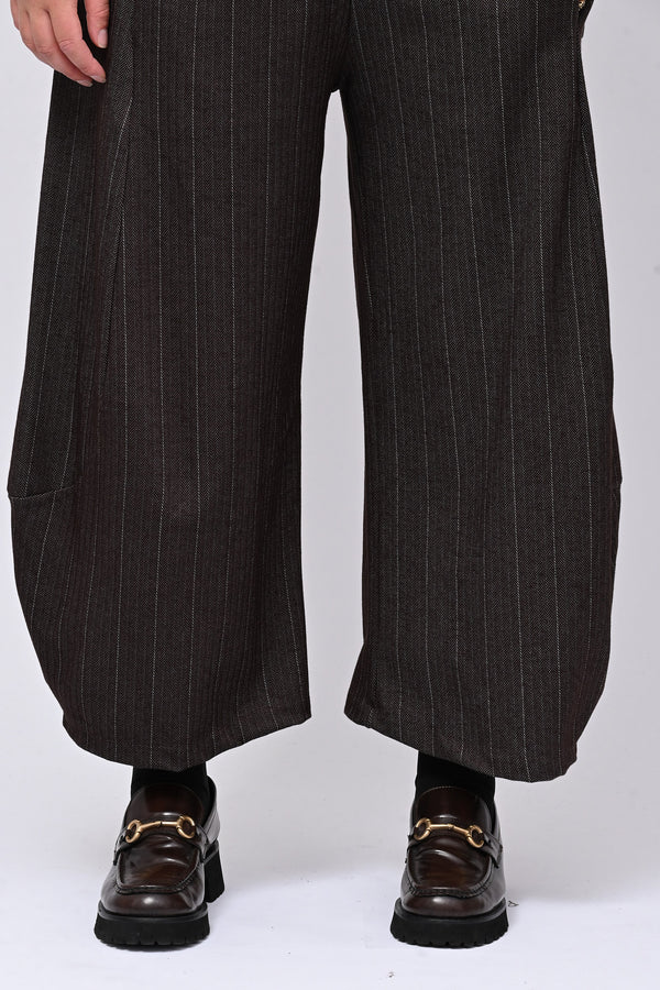 Completo gessatto effetto jeans - Moro