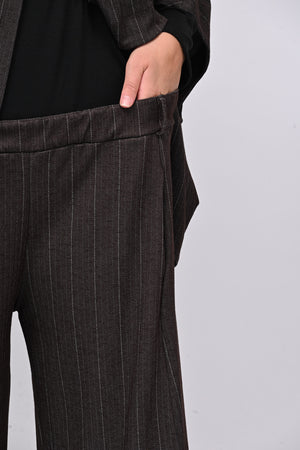 Completo gessatto effetto jeans - Moro