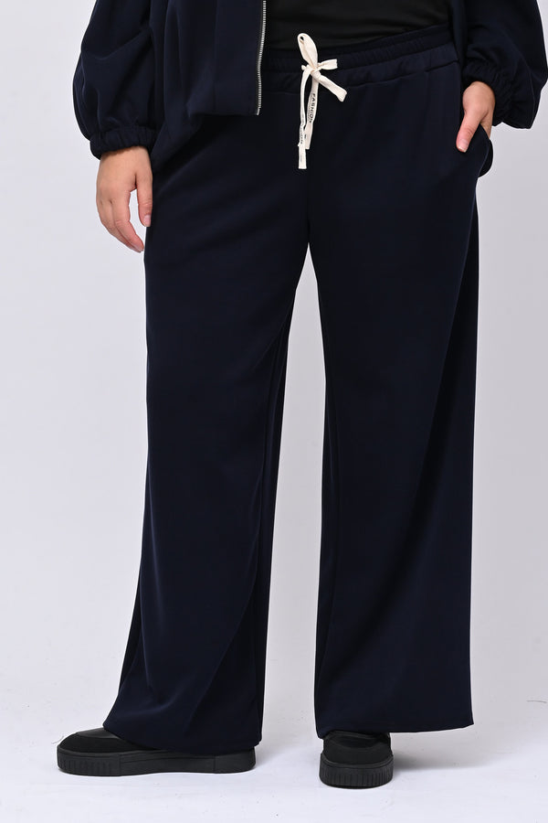 Tuta neoprene arricciata - Blu