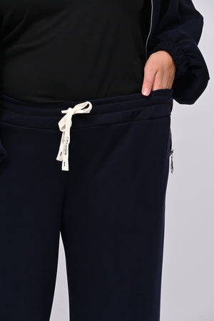 Tuta neoprene arricciata - Blu