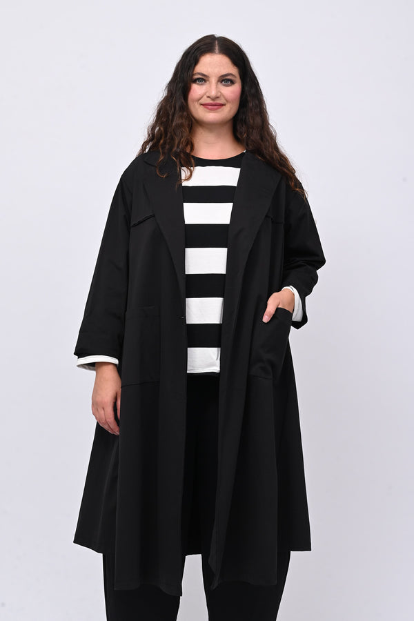 Cappotto punto Roma tasconi - Nero
