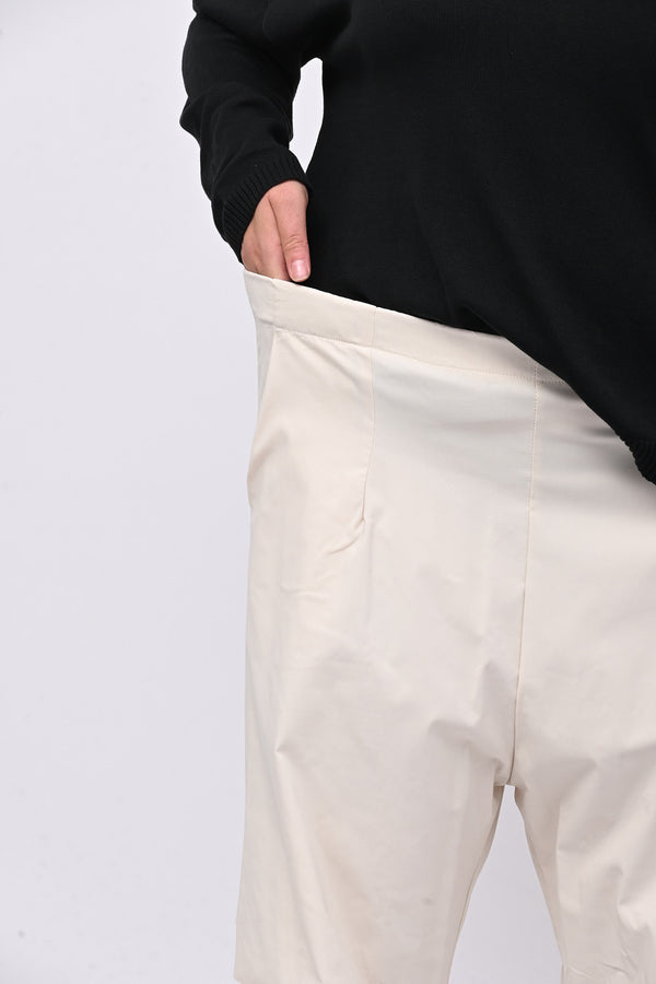 Pantalone bengalina tasconi - Burro