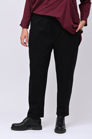 Pantalone punto Milano tasche - Nero