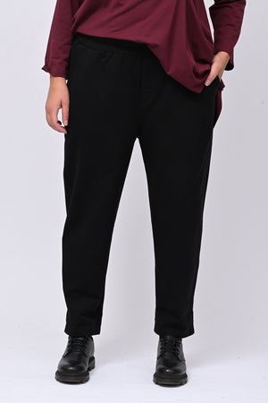 Pantalone punto Milano tasche - Nero