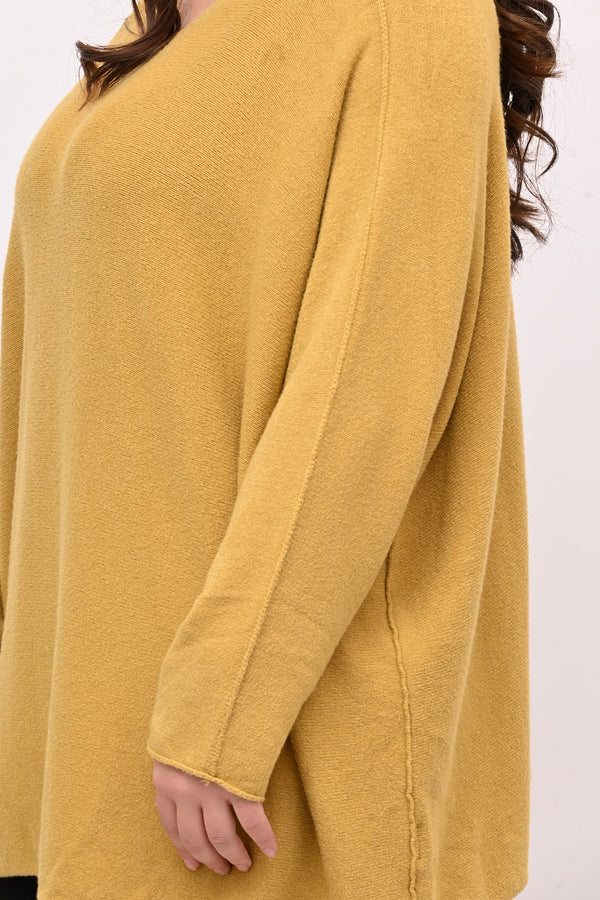 Pull scatoletta calda viscosa - Senape