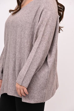 Pull scatoletta calda viscosa - Visone