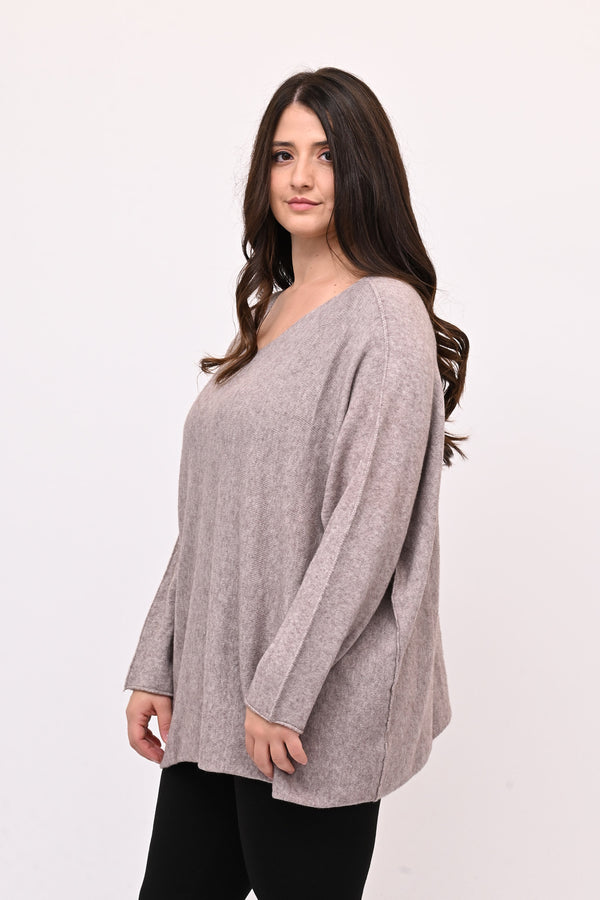 Pull scatoletta calda viscosa - Visone
