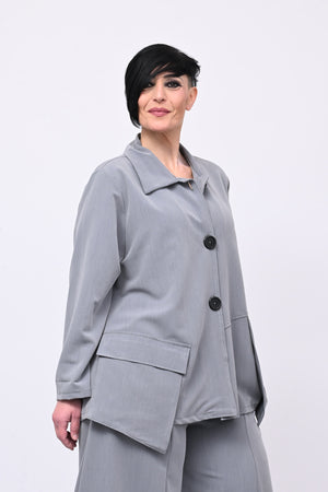 Completo cadì bottoni - Grigio