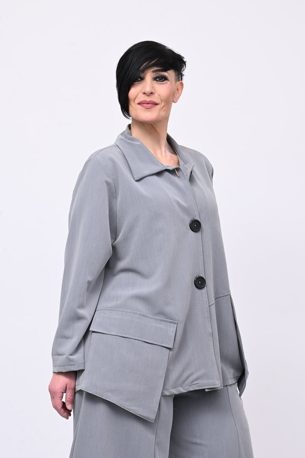 Completo cadì bottoni - Grigio