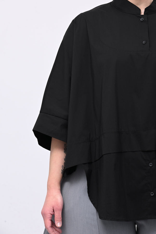 Camicia coreana kimono - Nero