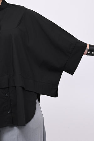 Camicia coreana kimono - Nero
