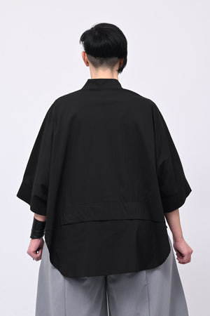 Camicia coreana kimono - Nero