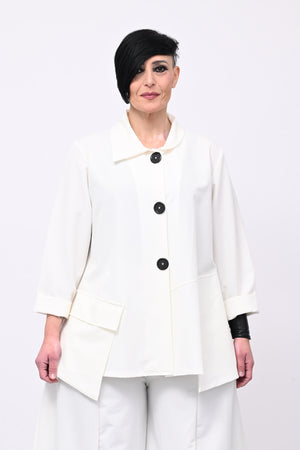 Completo cadì bottoni - Bianco