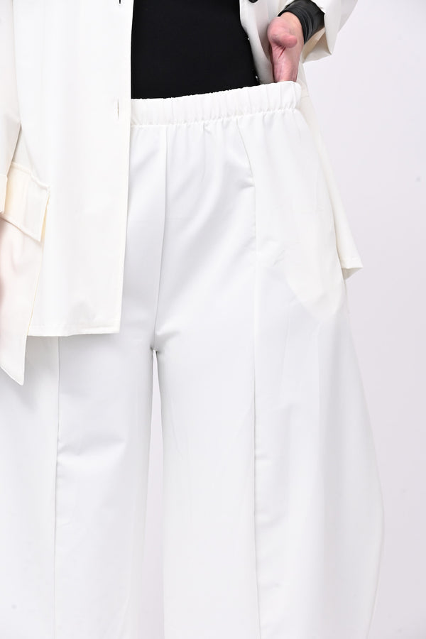 Completo cadì bottoni - Bianco