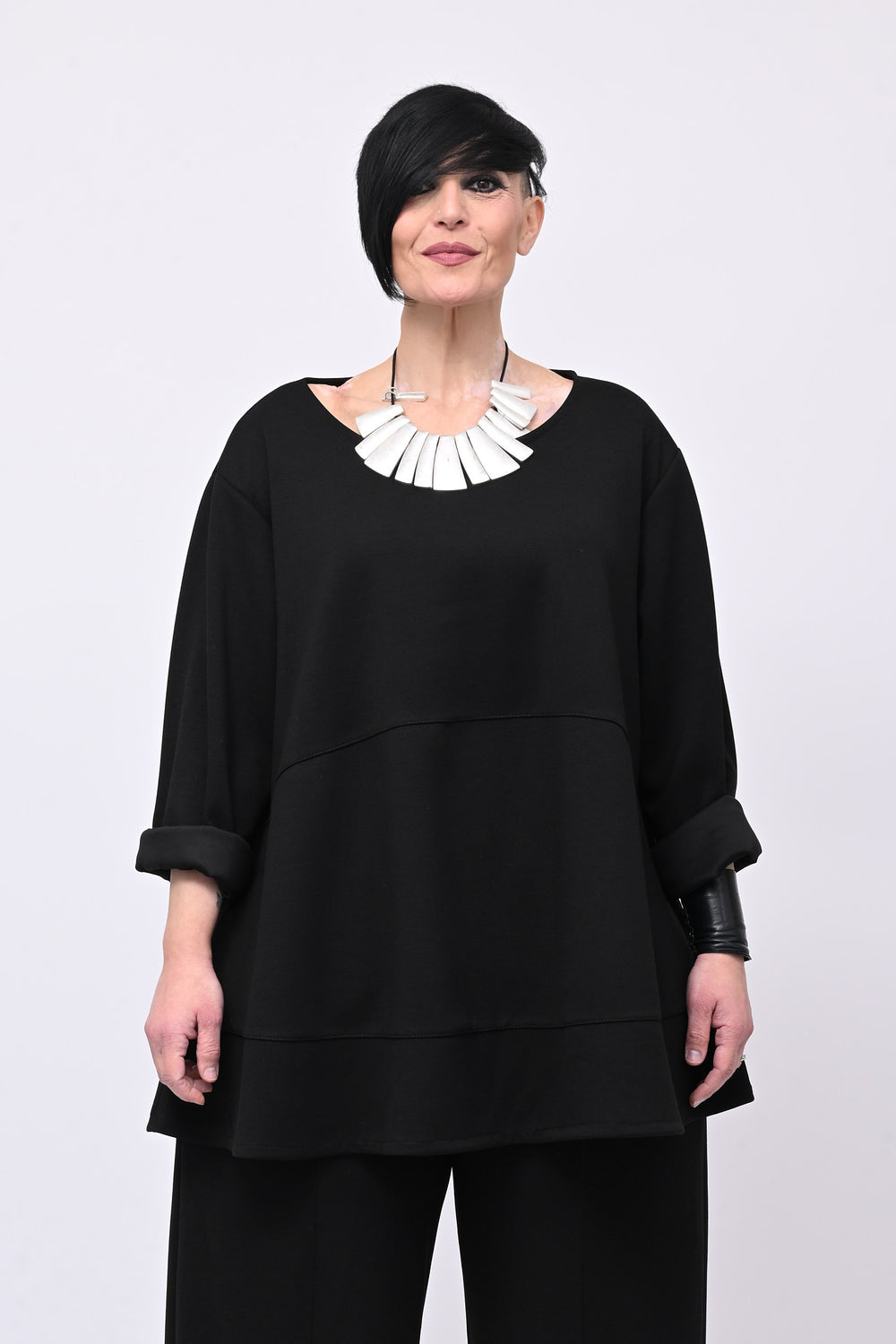 Completo neoprene cuciture - Nero