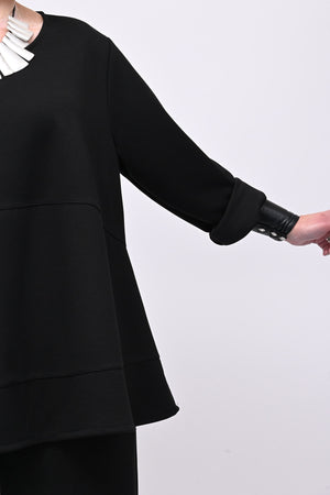 Completo neoprene cuciture - Nero