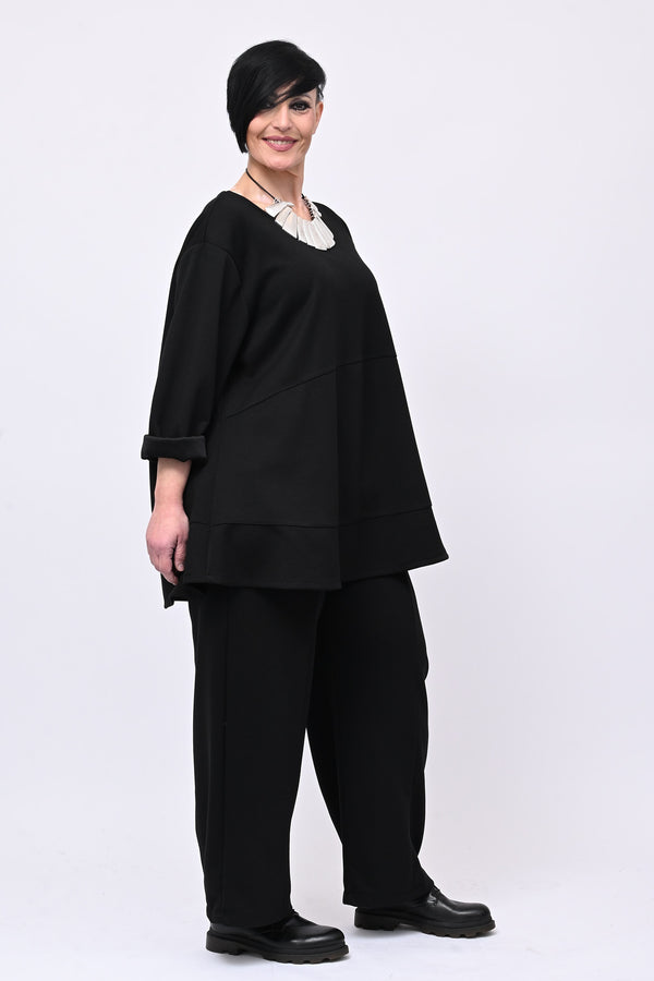 Completo neoprene cuciture - Nero