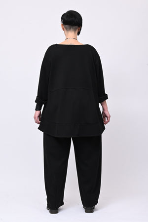 Completo neoprene cuciture - Nero