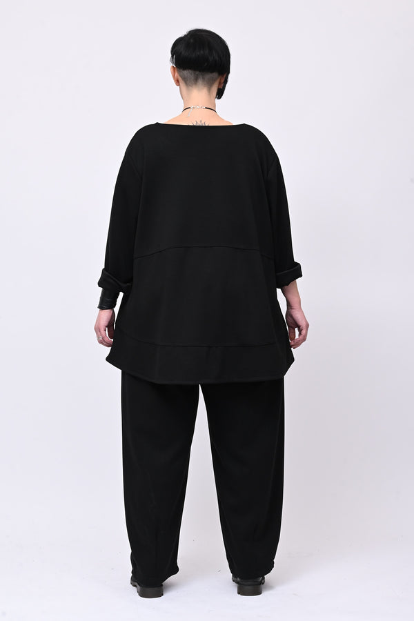 Completo neoprene cuciture - Nero
