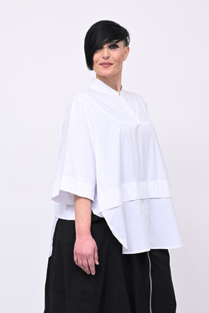 Camicia coreana kimono - Bianco