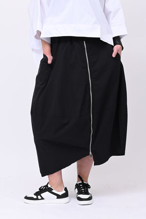 Gonna bengalina zip - Nero