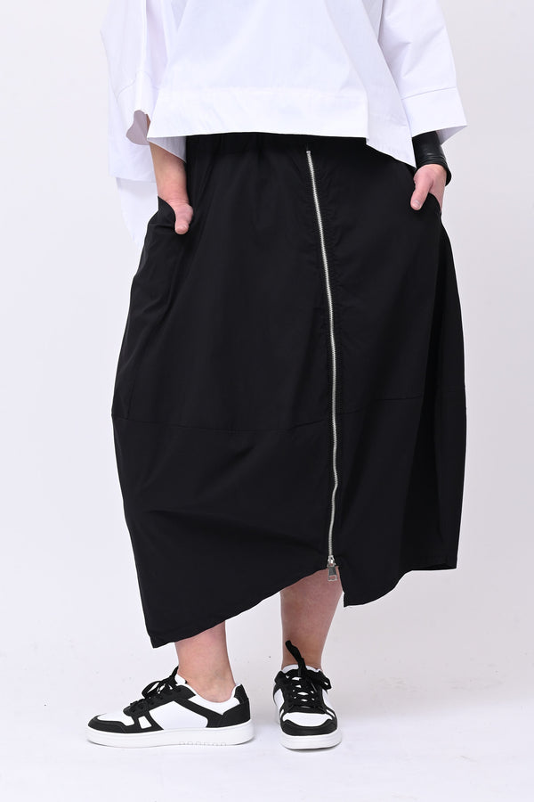 Gonna bengalina zip - Nero