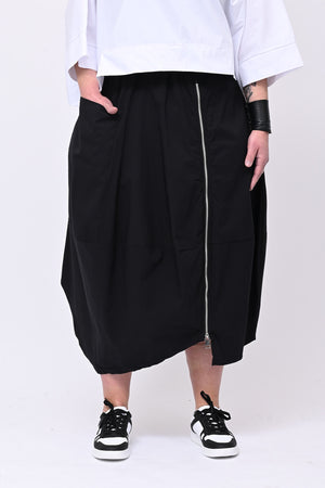 Gonna bengalina zip - Nero