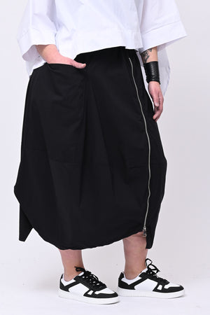 Gonna bengalina zip - Nero