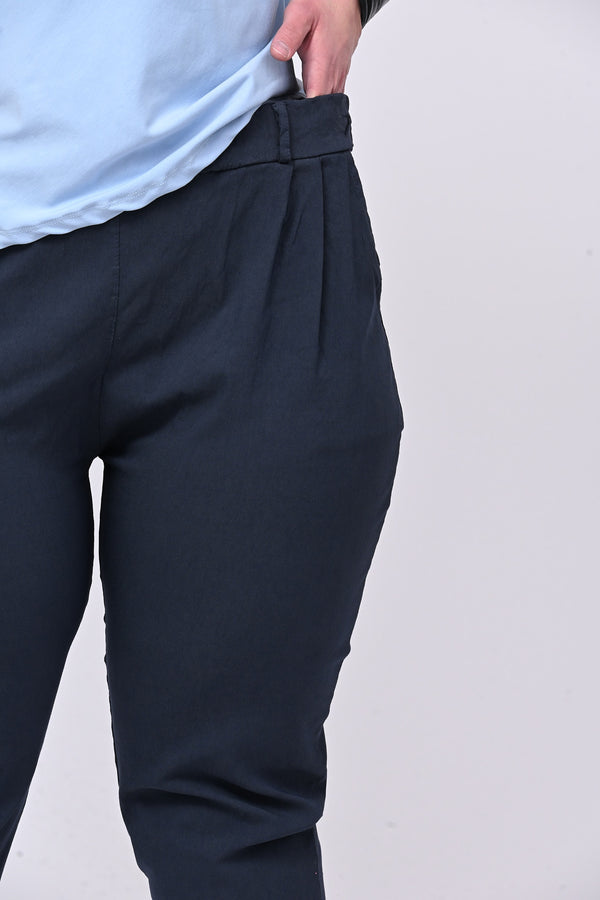 Pantalone bengalina over - Blu