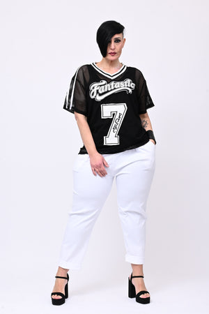 Maglia rete baseball - Nero