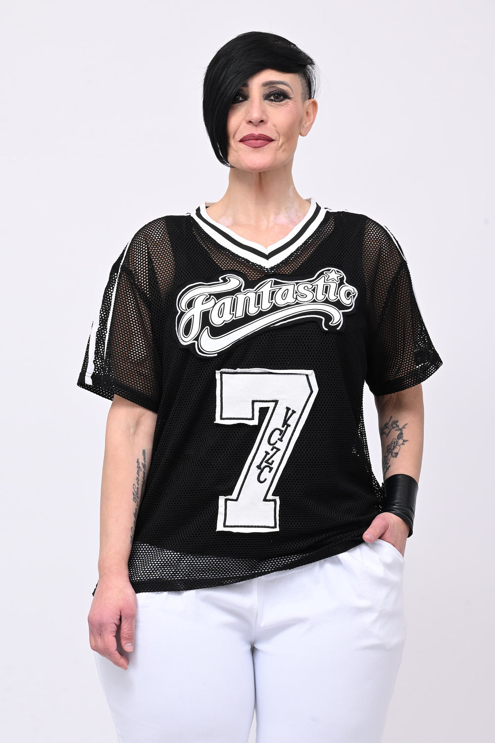 Maglia rete baseball - Nero