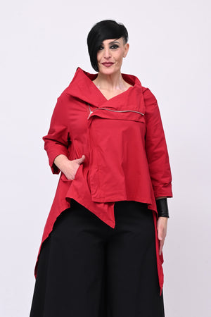 Giacca gotica zip - Fragola