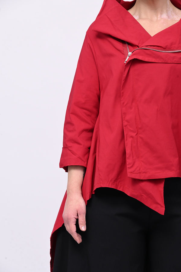 Giacca gotica zip - Fragola