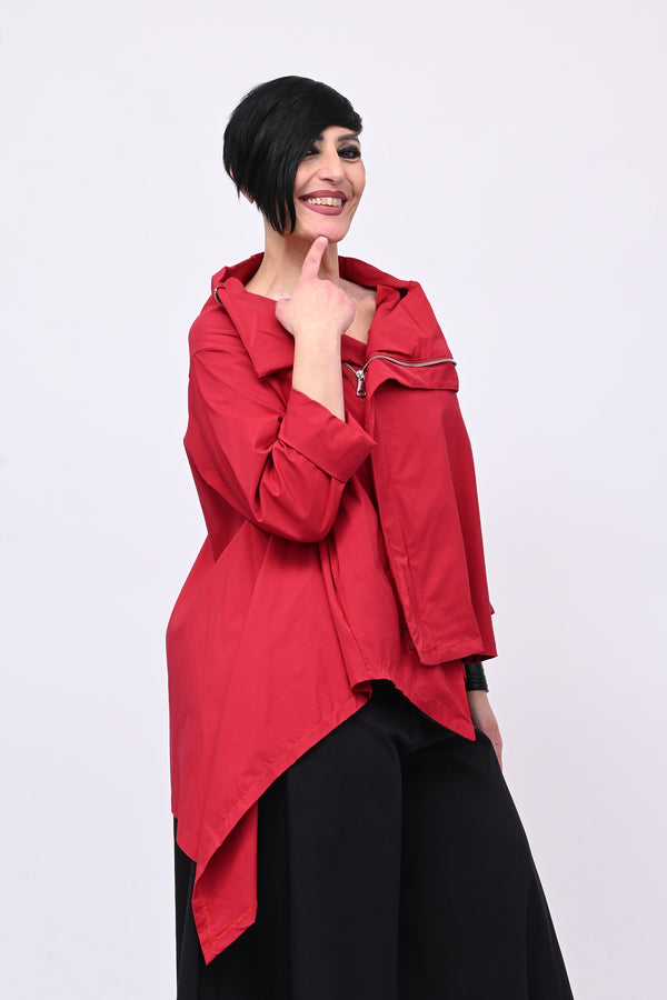 Giacca gotica zip - Fragola