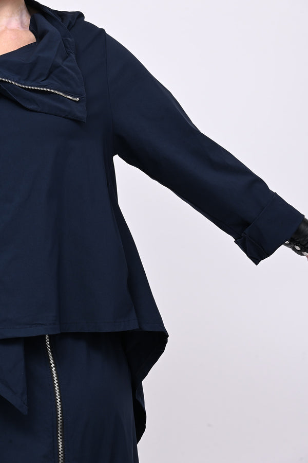 Giacca gotica zip - Blu