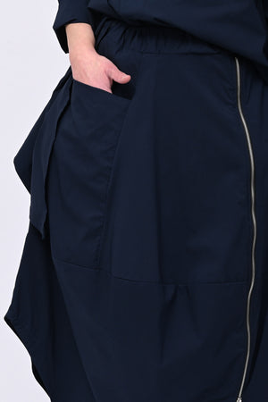 Gonna bengalina zip - Blu