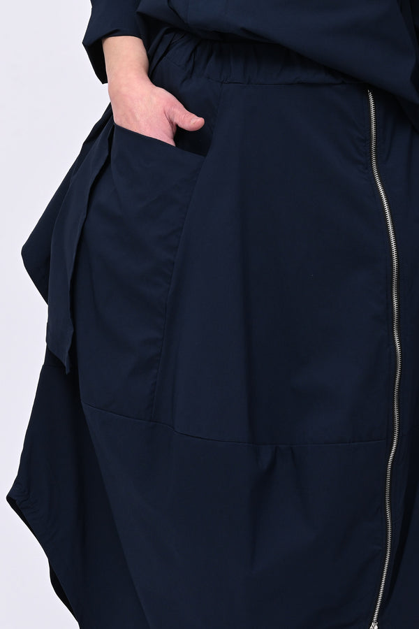 Gonna bengalina zip - Blu