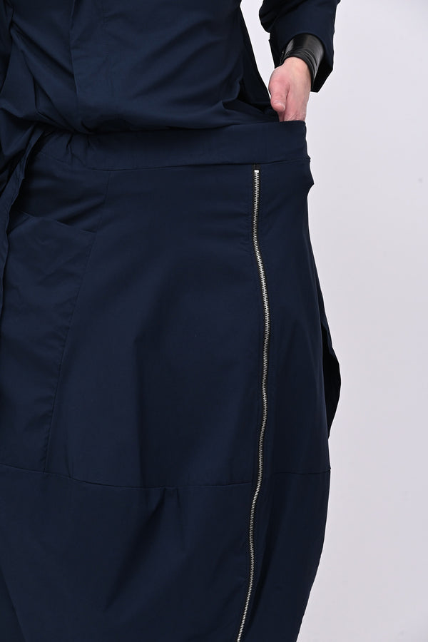 Gonna bengalina zip - Blu